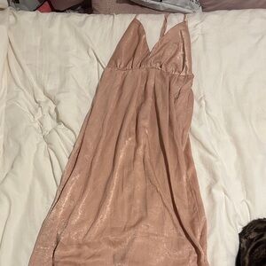 Elegant Pink Women's Dress